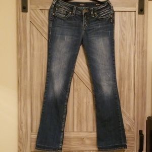 Dark wash Silver jeans
